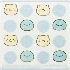 Japan San-X Mini Towel - Sumikko Gurashi / Face & Polka Dots