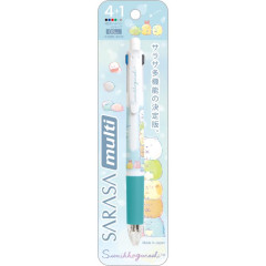 Japan San-X Sarasa Multi 4+1 Pen & Mechanical Pencil - Sumikko Gurashi / Random Moment B
