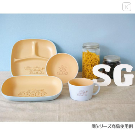Japan San-X Woodgrain Rectangular Plate - Sumikko Gurashi - 4