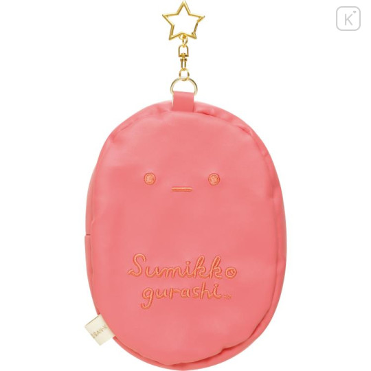 Japan San-X Plush Pouch - Sumikko Gurashi Aji Furai no Shippo : Love Series Ebifurai no Shippo Fried Shrimp Tail - 2