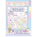 Japan San-X 3 Pockets A6 Index Holder - Sumikko Gurashi / Crane Game - 1