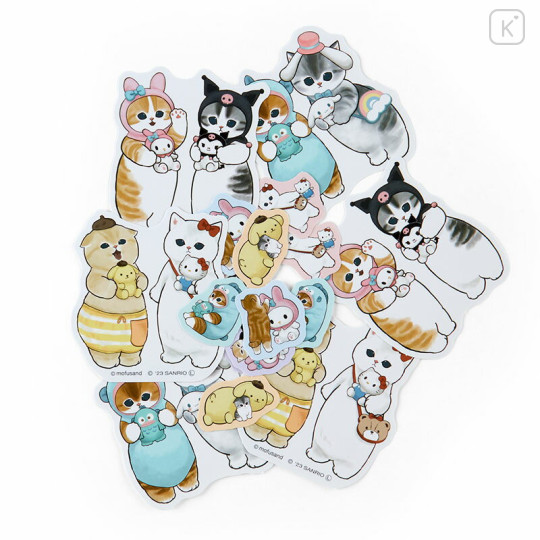 Japan Sanrio × Mofusand Sticker Set - Cat / Doll - 2
