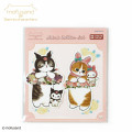Japan Sanrio × Mofusand Mini Letter Set - Cat / Flora - 1