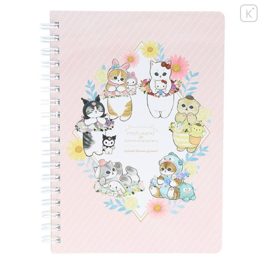 Japan Sanrio × Mofusand B6 Notebook - Cat / Flora - 1