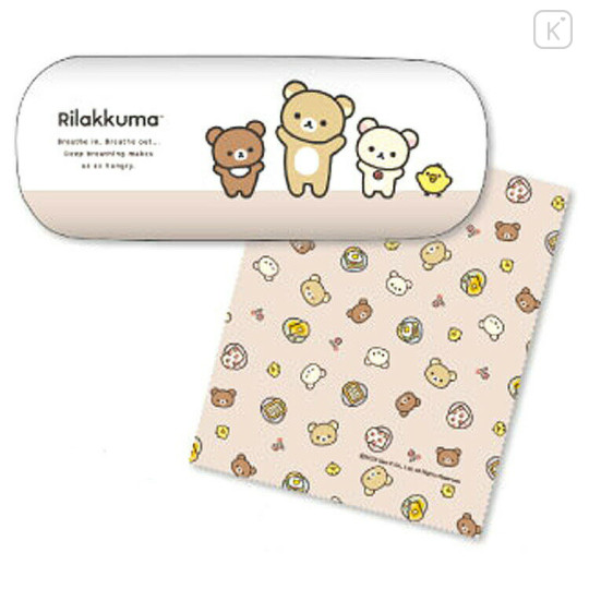 Japan San-X Glasses Case - Rilakkuma / New Basic Rilakkuma - 1