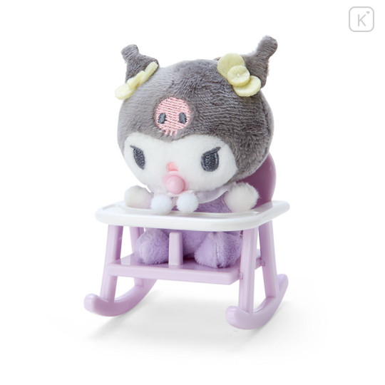 Japan Sanrio Original Swinging Baby Chair Mascot - Kuromi - 1