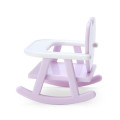 Japan Sanrio Original Swinging Baby Chair Mascot - Kuromi - 6