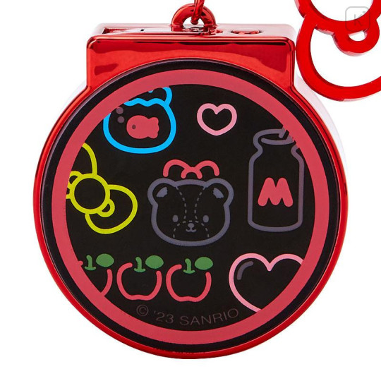 Japan Sanrio Original Neon Style Light Keychain - Hello Kitty / Vivid Neon - 4