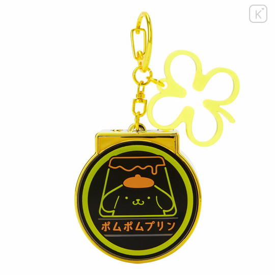 Japan Sanrio Original Neon Style Light Keychain - Pompompurin / Vivid Neon - 1