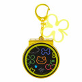 Japan Sanrio Original Neon Style Light Keychain - Pompompurin / Vivid Neon - 2
