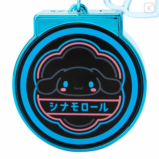 Japan Sanrio Original Neon Style Light Keychain - Cinnamoroll / Vivid Neon - 3