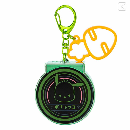 Japan Sanrio Original Neon Style Light Keychain - Pochacco / Vivid Neon - 1