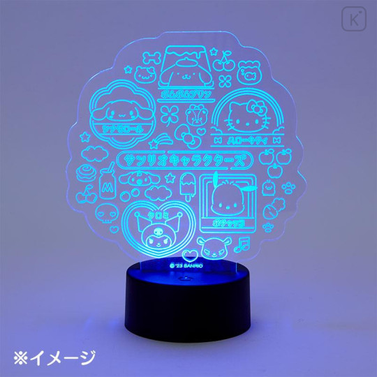 Japan Sanrio Original Neon Style LED Light - Pochacco / Vivid Neon - 4