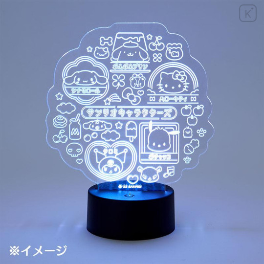 Japan Sanrio Original Neon Style LED Light - Pochacco / Vivid Neon - 6