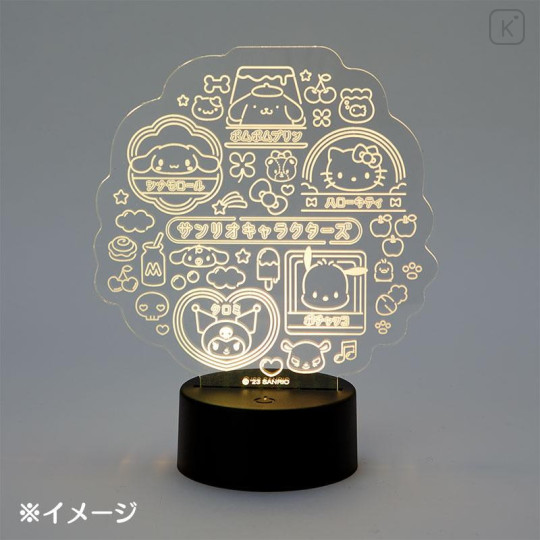 Japan Sanrio Original Neon Style LED Light - Pochacco / Vivid Neon - 8