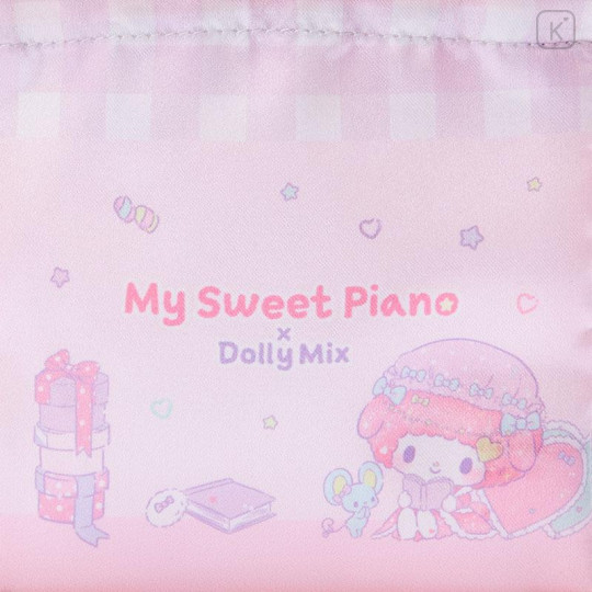Japan Sanrio Dolly Mix Mini Drawstring Purse - My Melody - 4