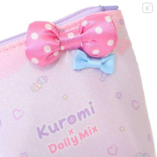 Japan Sanrio Dolly Mix Mini Pouch & Tissue Case - Kuromi - 4