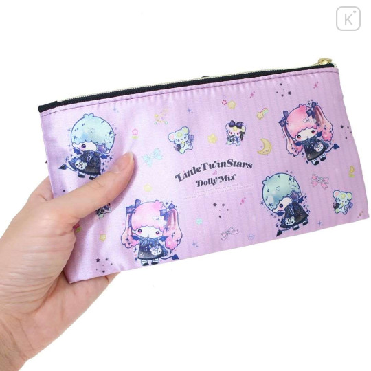 Japan Sanrio Dolly Mix Flat Pouch - Little Twin Stars - 2