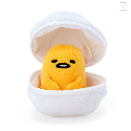 Japan Sanrio Egg-shaped Mascot Holder - Gudetama - 3