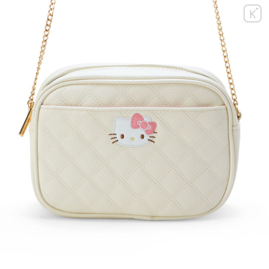 Japan Sanrio Original Quilted Shoulder Bag - Hello Kitty - 2