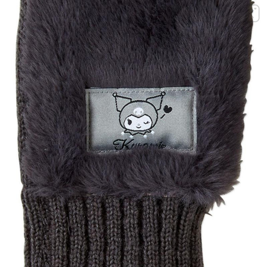 Japan Sanrio Original 3way Gloves - Kuromi - 5