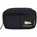 Japan San-X Utility Pouch - Rilakkuma : New Basic Rilakkuma Black - 1