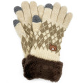 Japan San-X Embroidery Smartphone Compatible Gloves - Chairoikoguma - 1