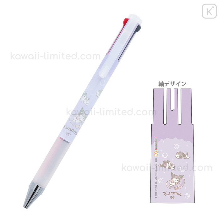 Japan Sanrio Sarasa Clip Gel Pen - Kuromi / Blue