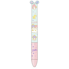 Japan Sanrio Two Color Mimi Pen - Little Twin Star / Cloud