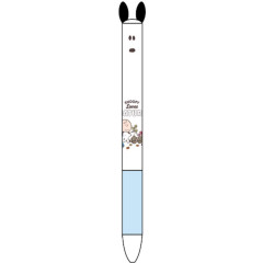 Japan Peanuts Two Color Mimi Pen - Snoopy / White