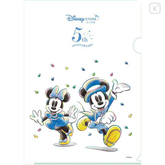 Japan Disney Store File Folder - 5th Anniversary - 1