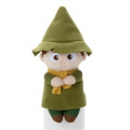 Japan Moomin Chokkorisan Sitting Plush Doll - Snufkin - 1