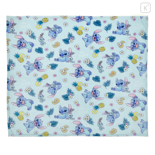 Japan Disney Store Fluffy Blanket - Stitch : Enjoy Winter - 1