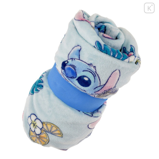 Japan Disney Store Fluffy Blanket - Stitch : Enjoy Winter - 3