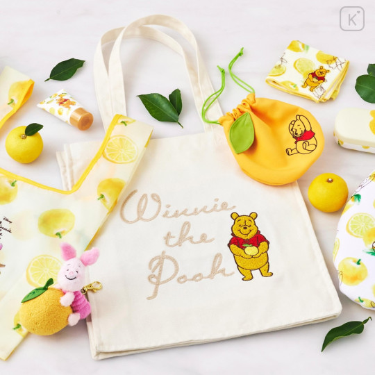 Japan Disney Store Towel Handkerchief - Pooh : Yuzu - 6
