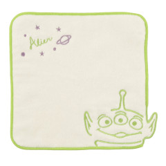 Japan Disney Store Towel Handkerchief - Little Green Men / Embroidery face