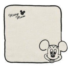 Japan Disney Store Towel Handkerchief - Mickey Mouse / Embroidery face