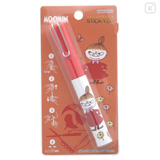 Japan Moomin Stickle Portable Compact Scissors - Little My - 1