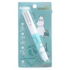 Japan Moomin Stickle Portable Compact Scissors - Moomintroll / Blue