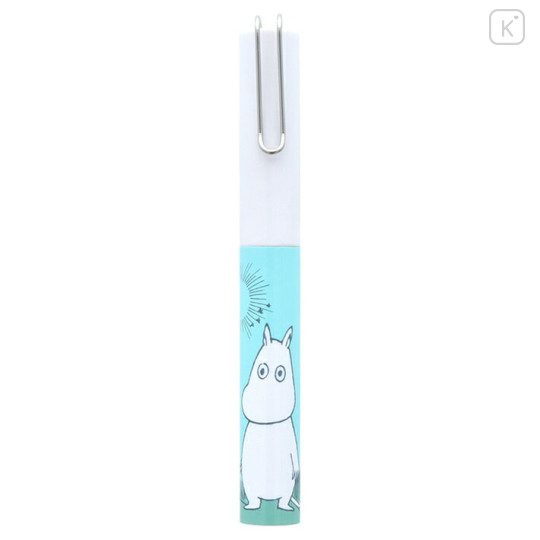Japan Moomin Stickle Portable Compact Scissors - Moomintroll / Blue - 3