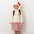 Japan Sanrio Original Kids Hooded Scarf - Hello Kitty - 3