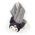 Japan Sanrio Original Kids Knit Scarf - Kuromi - 1