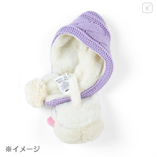 Japan Sanrio Original Kids Knit Scarf - Kuromi - 3