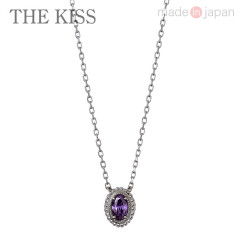 Japan Sanrio × The Kiss Silver Necklace - Kuromi