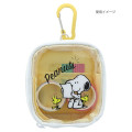 Japan Peanuts Mini Pouch with Carabiner - Snoopy / Woodstock - 2