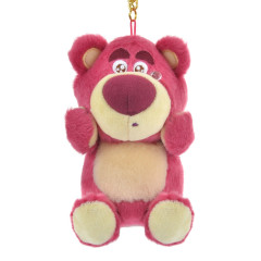 Japan Disney Store Fluffy Plush Keychain - Toy Story Lotso / Uruuru Tears