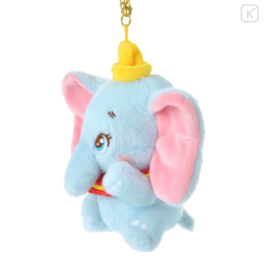 Japan Disney Store Fluffy Plush Keychain - Dumbo : Uruuru Tears - 2