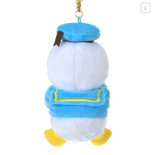 Japan Disney Store Fluffy Plush Keychain - Donald Duck / Uruuru Tears - 4