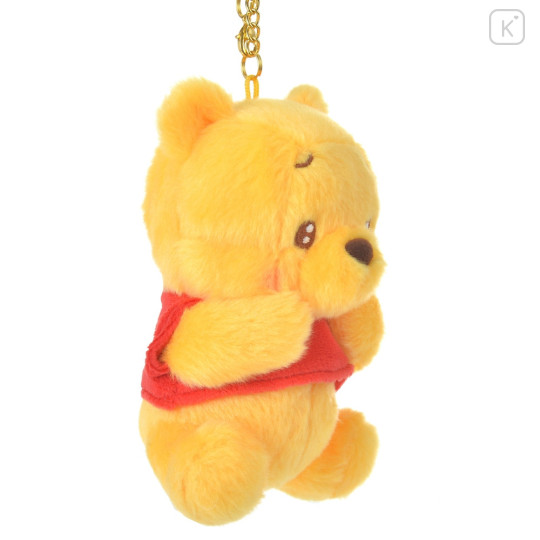 Japan Disney Store Fluffy Plush Keychain - Pooh / Uruuru Tears - 3