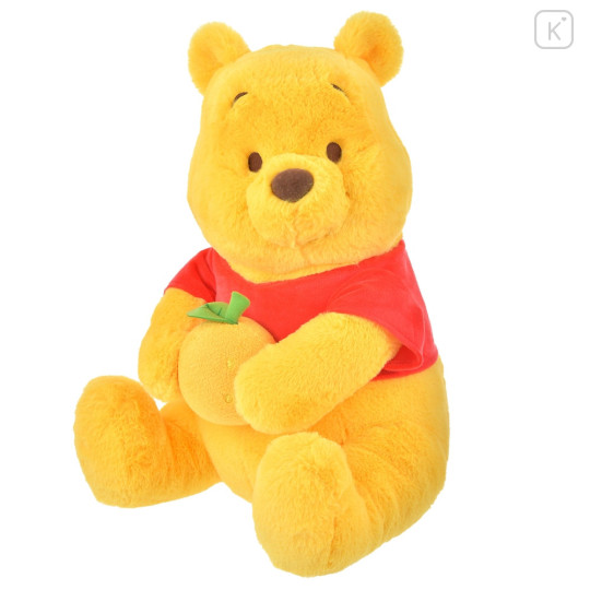 Japan Disney Store Fluffy Plush & Tisse Box Cover - Pooh : Yuzu - 1